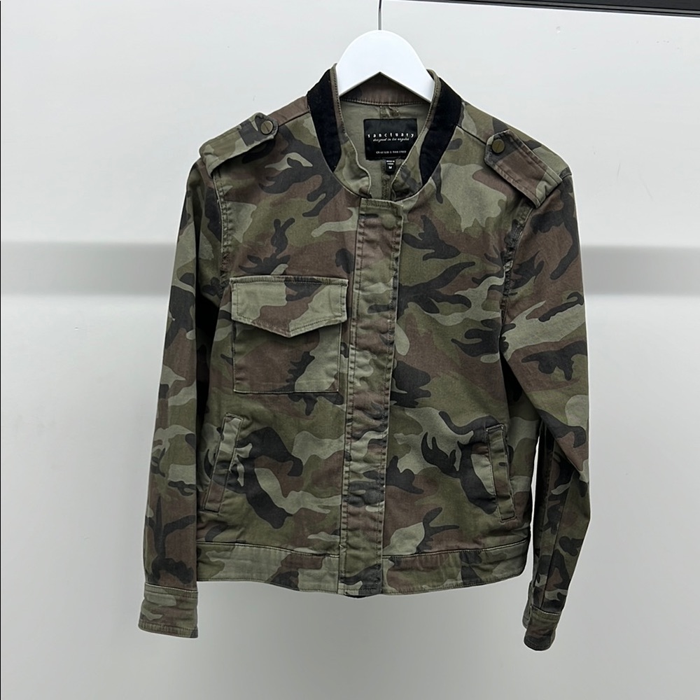 Sanctuary Camouflage Utility Jacket